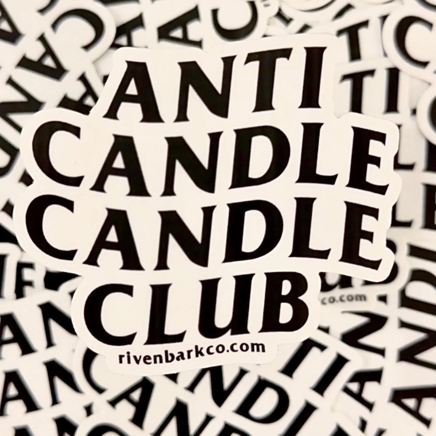 Anti Candle Candle Club Sticker