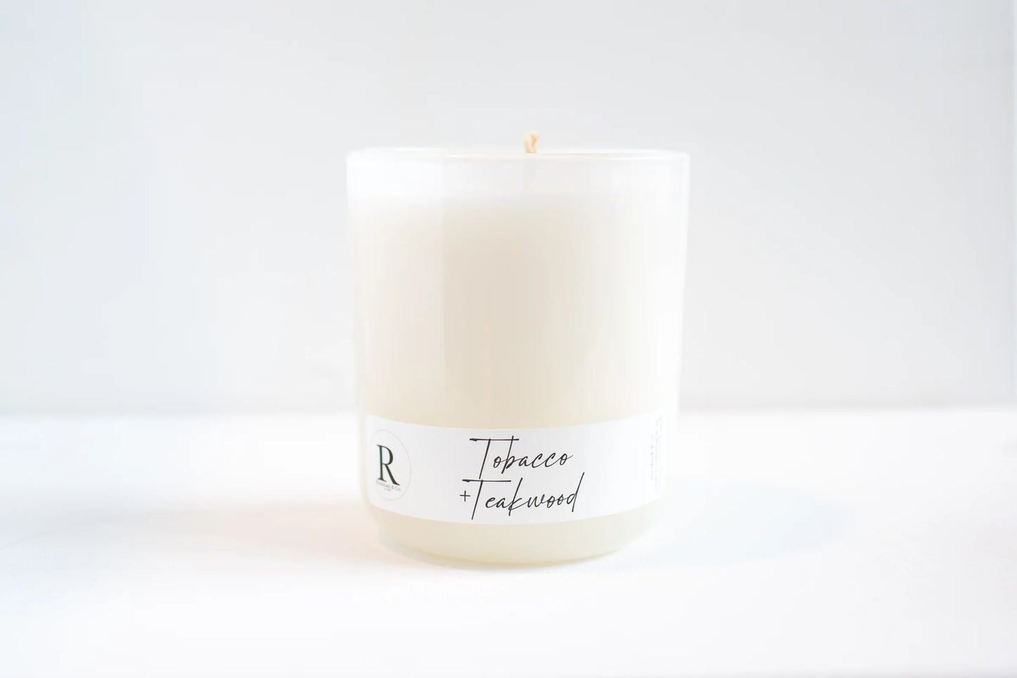 Tobacco + Teakwood - Rivenbark & Co. 14oz Candle